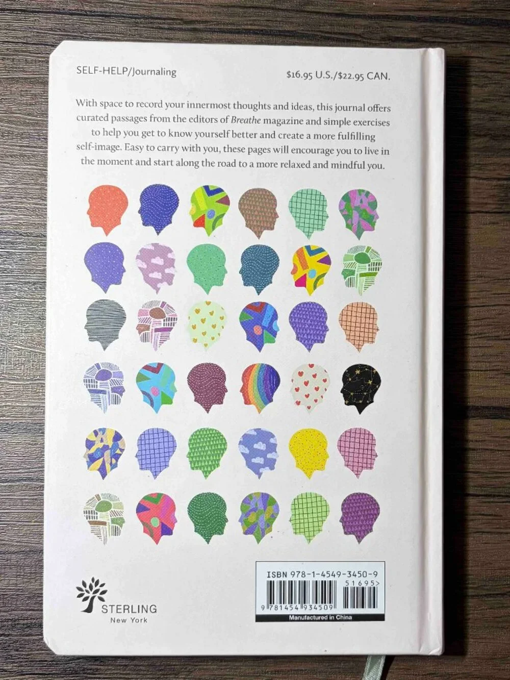 Breathe Mindfulness Journal hardcover Book